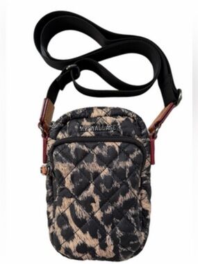 MZ Wallace leopard Micro Metro crossbody
